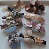 专柜玛斯丽等品牌弹簧夹醋酸亚克力发夹发抓夹水晶2300满29 包邮