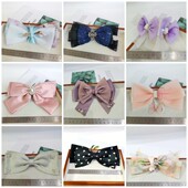 美妍韩国新款 蝴蝶结弹簧夹百搭顶夹发卡网红发夹头饰布艺发饰2317