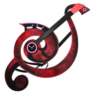 【竹苑】王者荣耀小乔cos服 520情人节限定音你心动吉他 道具武器