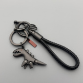 创意高档恐龙钥匙扣挂件汽车钥匙链包包情侣挂饰男女情人节小礼物