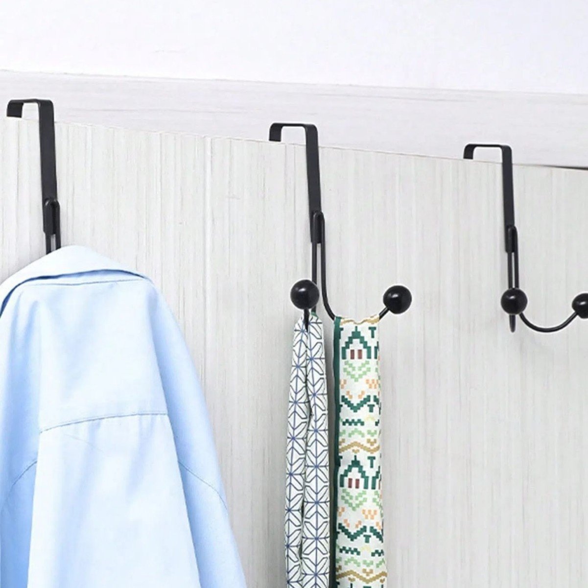 铁艺免打孔门后挂钩挂衣架挂墙房门柜门式置物架门上挂衣挂架,收纳整理,挂门置物架,淘宝优惠券,粉丝福利购,淘宝优惠卷