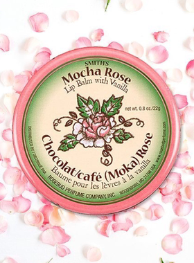 美国 rosebud 花蕾膏 巧克力摩卡 保湿补水滋润香甜 22g送唇刷