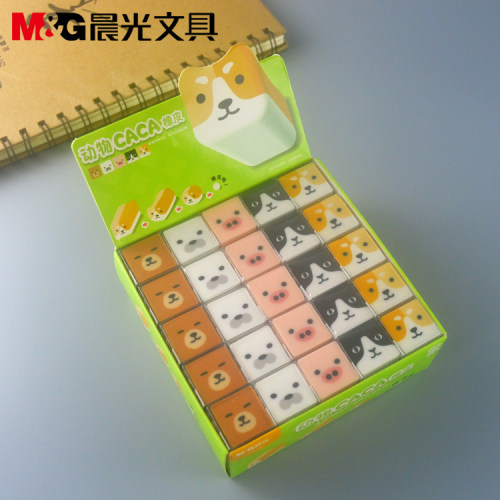 动物CACA橡皮3D立体可切