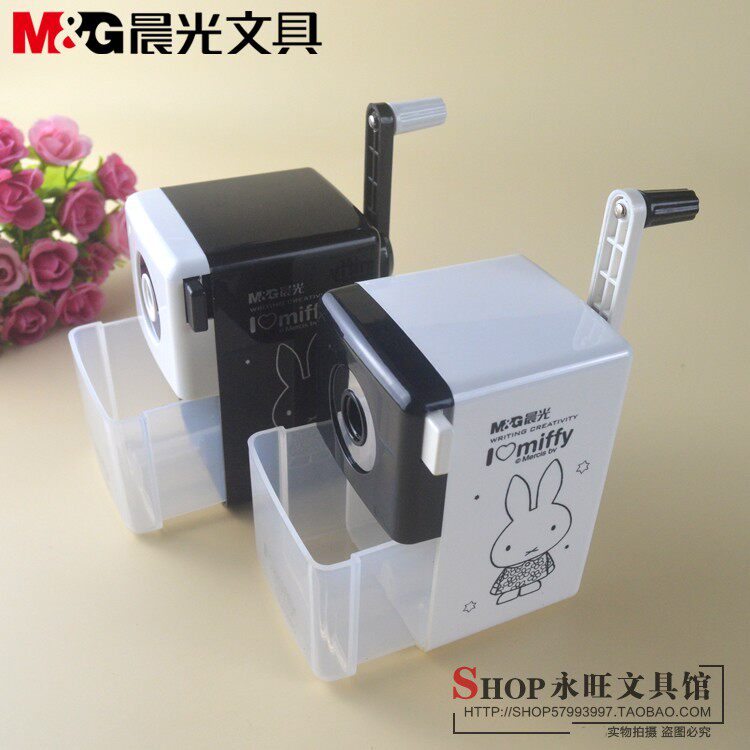 包邮晨光文具学生削笔器FPS90607大号儿童手摇铅笔机 米菲转笔机