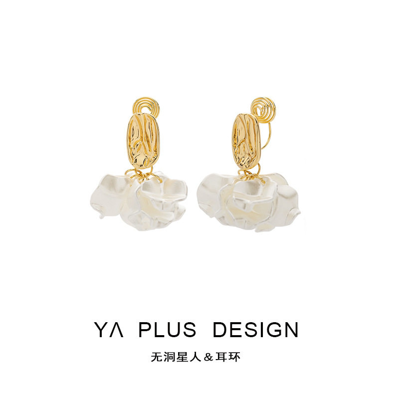 超仙温柔贝壳花瓣拍照耳针优雅复古金属寄回吊坠无耳洞蚊香盘耳夹,饰品/流行首饰/时尚饰品新,耳夹,淘宝优惠券,粉丝福利购,淘宝优惠卷