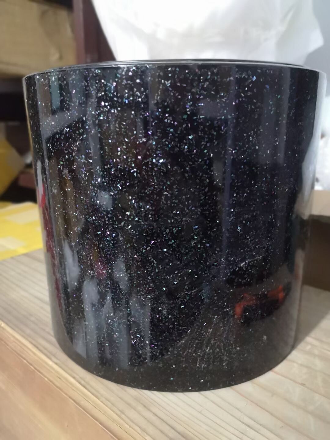 日本轮岛塗漆器青贝火钵嵌贝木胎铜胆DC茶亦居日本回流