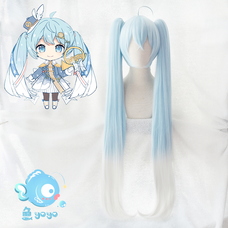 2020雪初音snowmikucos假发