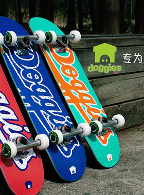 DOGGIES专业儿童小尺寸滑板四轮双翘板初学 KIDS SKATEBOARDS