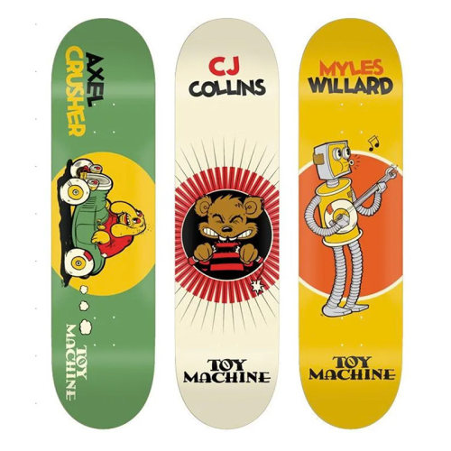 Toy Machine20年的滑手艺术家Colt Bowden笔下的TM滑板ToyMachine