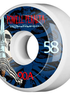 进口Ray Rod Skull & Sword 4 White 58mm 90A Pack 4公路轮