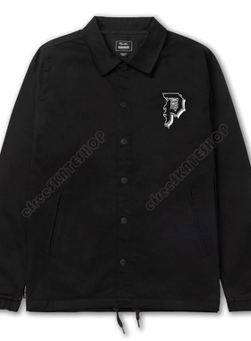 进口PRIMITIVE 夹克 EYE CATCHER JACKET BLACK M码
