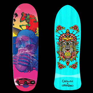 CERBERUS复古板陆地冲浪板面大鱼陆冲板Santa Cruz CARVER POWELL