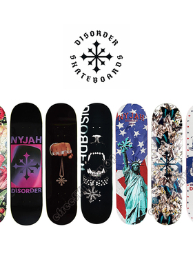 进口Nyjah Huston创立的Disorder双翘成人儿童男女初学者专业滑板