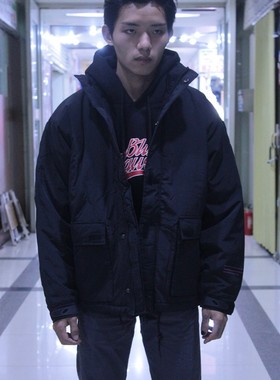 特价258元！专柜正品蓝色极限BHS厚棉衣外套 (M/L/XL) 很保暖棉服