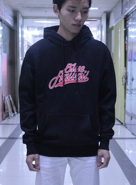 蓝色极限品牌BHS滑板卫衣帽衫(M-XL)较厚 男女