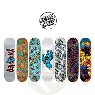 进口santacruz板面专业鬼手santa cruz双翘滑板成人男女生儿童