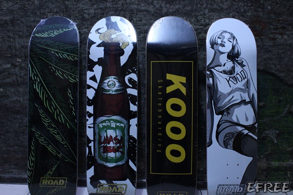 ROAD滑板 板面（冷压）第14代“KOOO”系列（7.6-8.1）