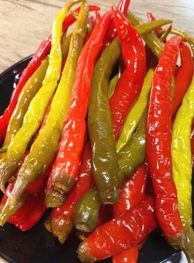 秀山酸辣椒500g重庆特产咸菜泡辣椒干泡椒食用下饭菜酸海椒包邮