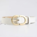 饰百搭白色牛仔裤 装 细腰带设计感小众 皮带女士款 2025日本无印新款