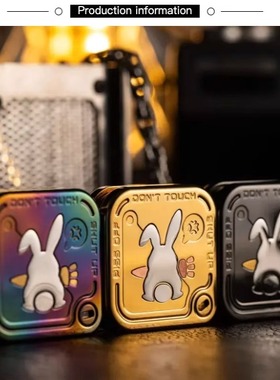 世界EDC MOT响指音叉磁力推牌SNAP暴躁兔 推牌金属潮玩