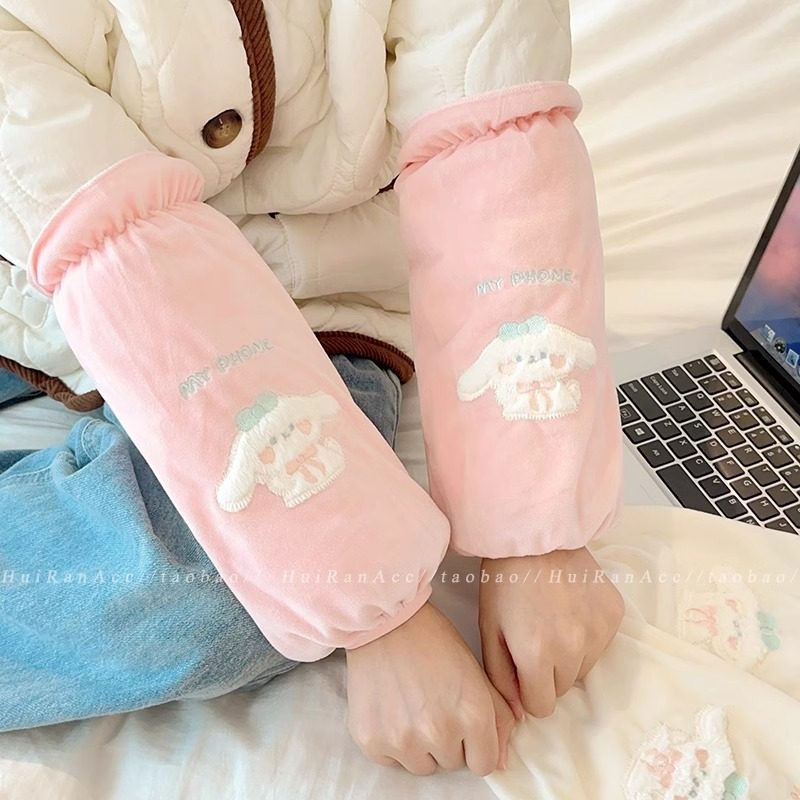 可爱卡通长款防污耐脏袖套