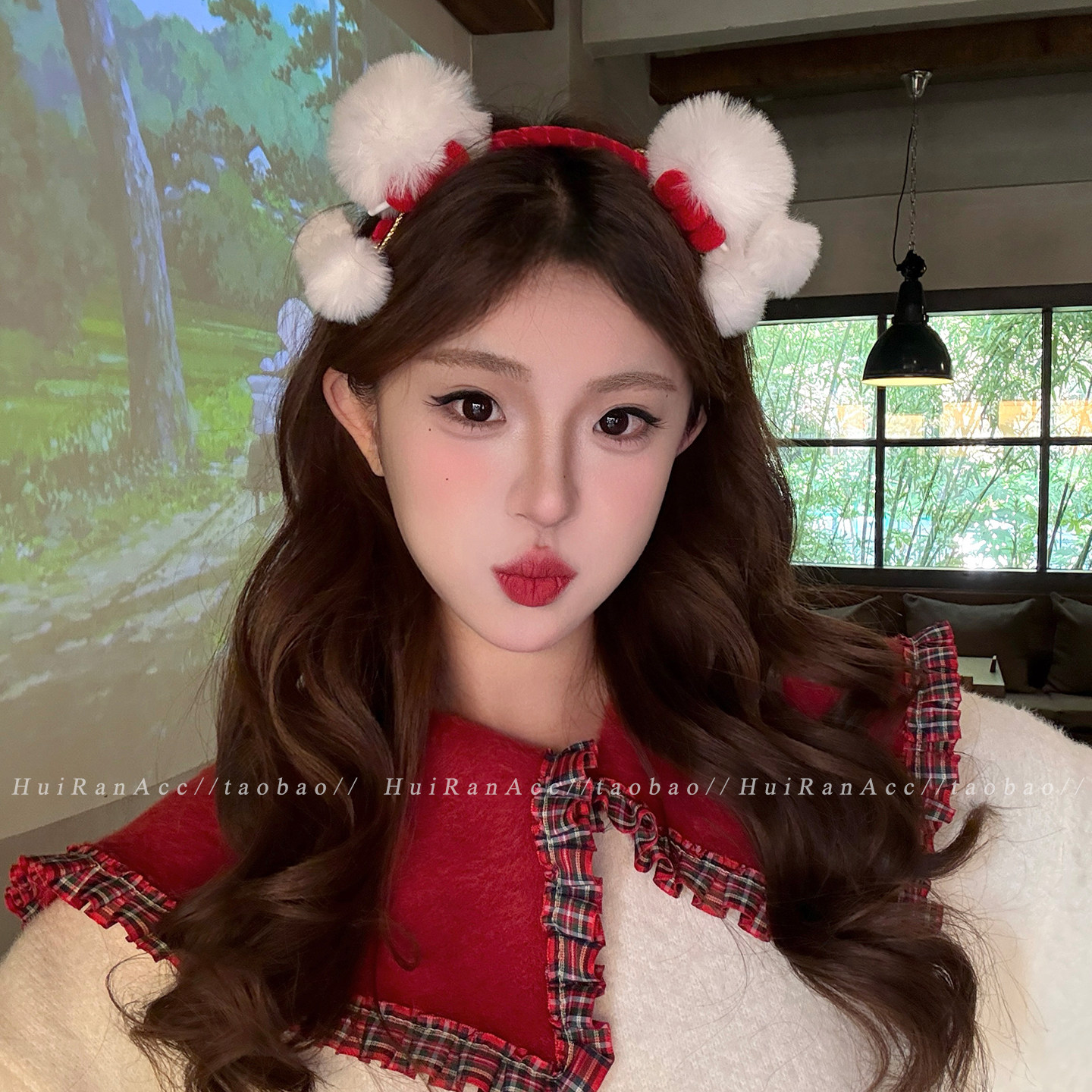 中国风新年毛球流苏发箍女2026新款节日氛围感不勒头头箍喜庆发饰,饰品/流行首饰/时尚饰品新,发饰,淘宝优惠券,粉丝福利购,淘宝优惠卷