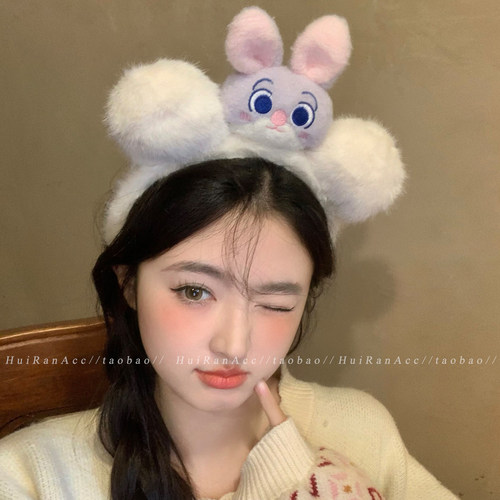 可爱兔子警官朱迪毛绒发箍女