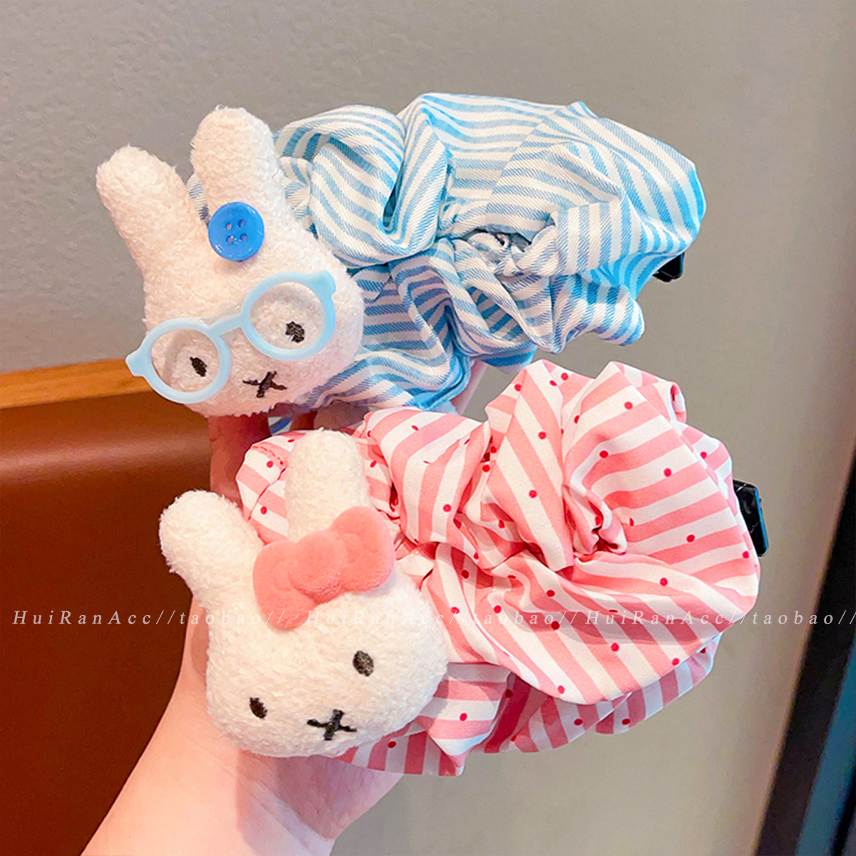 甜美卡通米菲兔香蕉夹女2025新款