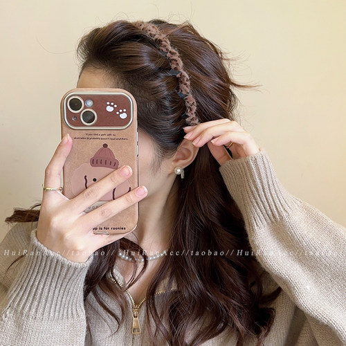 豹纹毛茸茸波浪头箍发根蓬松发饰