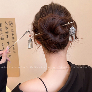 2026新款古风流苏发簪复古民族风宫廷盘发簪子轻奢新中式发衩头饰