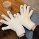 冬季 韩版 轻奢水钻保暖毛绒手套女2026新款 骑行防风加绒防冻可触屏