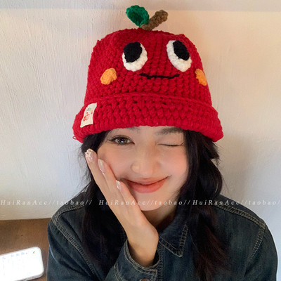 搞怪可爱针织毛线帽女百搭时尚