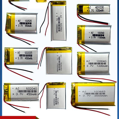 聚合物锂电池芯3.7V大容量蓝牙耳机音箱行车记录仪头灯小体积充电