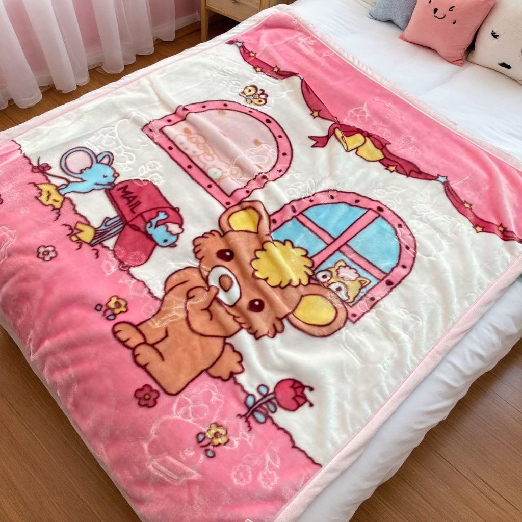 儿童加厚毛毯抱毯宝宝幼儿园