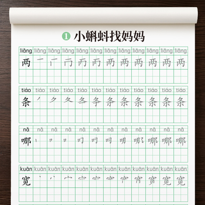 2026新版二年级练字帖人教版同步