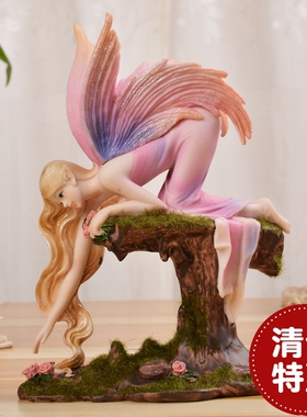 创意客厅北欧风格天使精灵摆件
