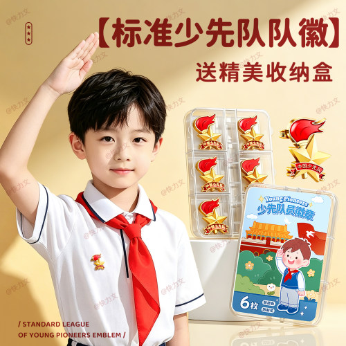 标准款小学生少先队员徽章