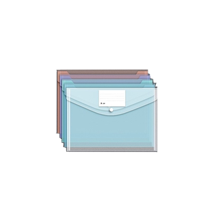 A4文件袋透明塑料档案加厚大容量文件夹资料包学生用多层试卷收纳商务办公用品可定制文具按扣考试公文袋子