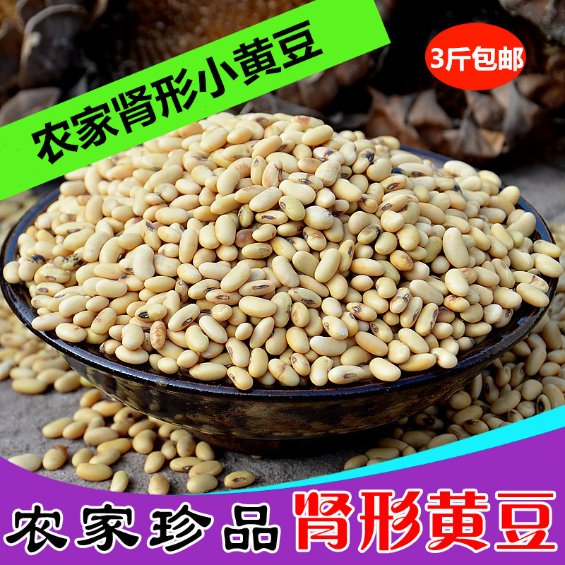 黄豆农家自种3斤散装特产种子优质非转基因肾形小黄豆打豆浆专用