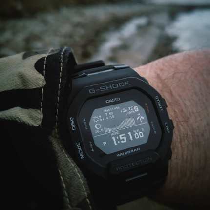 GSHOCK卡西欧GBX-100/NS运动腕手表具潮汐和日出日落时间蓝牙防水