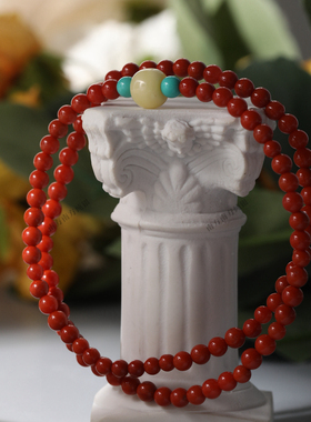 南红玛瑙复古民族风夏日百搭手串
