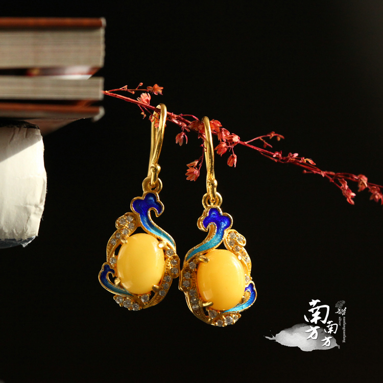 祥云手工俄罗斯波兰民族风耳饰