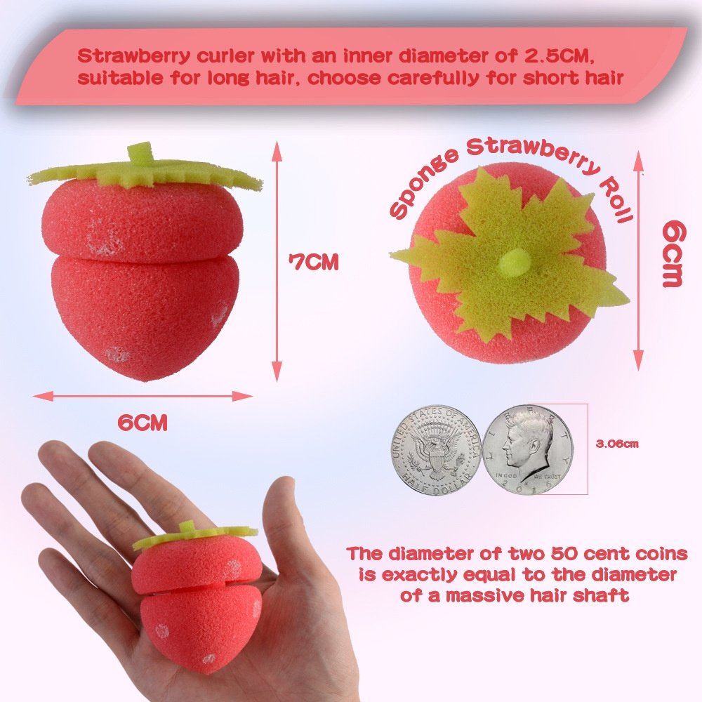 亚马逊海绵卷发球 睡觉卷发器无热卷发棒柔软梨花卷美发工具现货,家庭/个人清洁工具,盘发器,淘宝优惠券,粉丝福利购,淘宝优惠卷