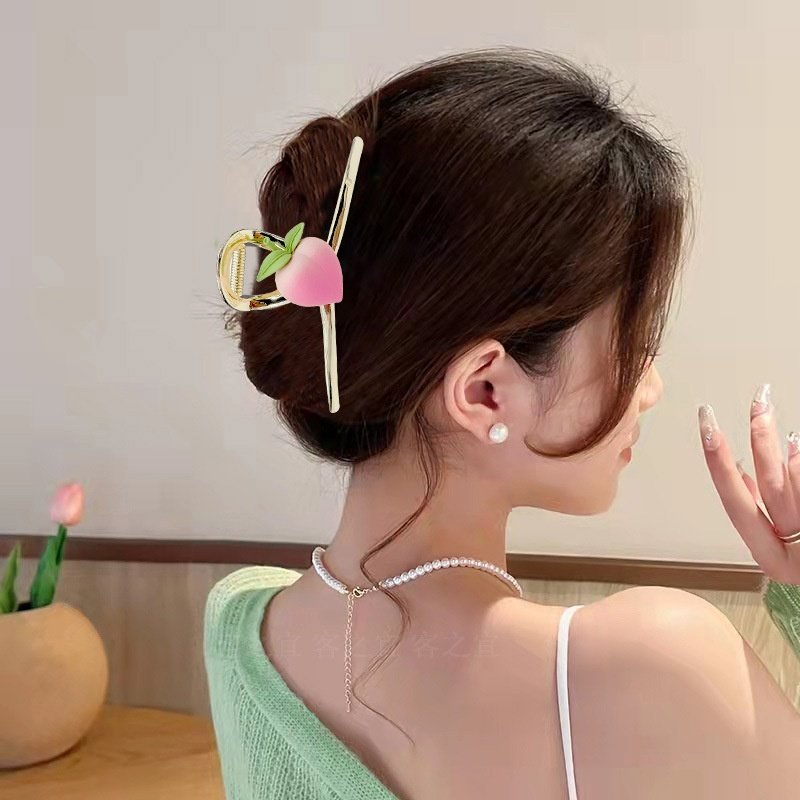 花朵抓夹发夹女大号2022夏季爆款网红盘发后脑勺鲨鱼夹高颜值头饰,饰品/流行首饰/时尚饰品新,民族风发饰,淘宝优惠券,粉丝福利购,淘宝优惠卷