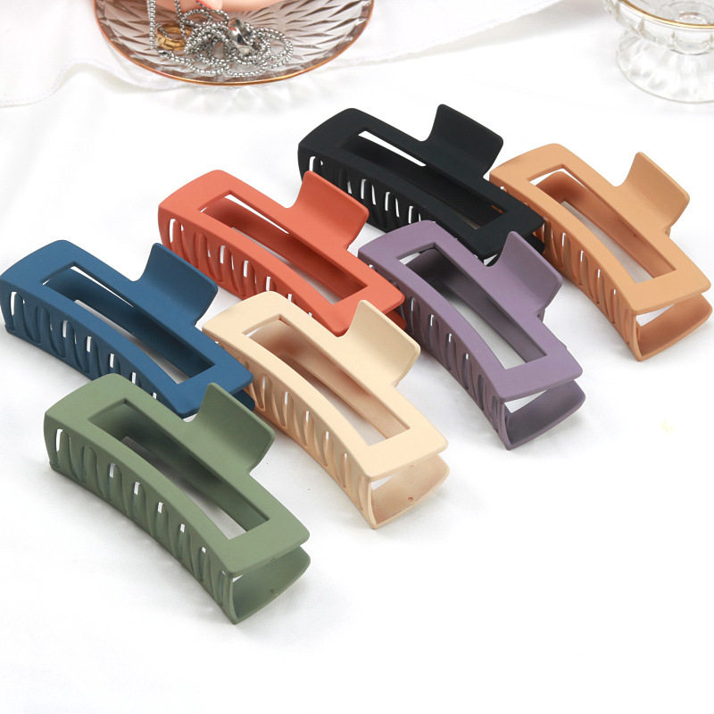 网红时尚秋季大号长方形后脑勺抓夹优雅气质磨砂飘带鲨鱼夹头饰品,饰品/流行首饰/时尚饰品新,民族风发饰,淘宝优惠券,粉丝福利购,淘宝优惠卷