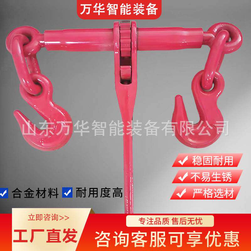 封车器棘轮拉紧器船用封车紧线器双钩货车收紧器链条紧线巩固器
