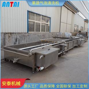 小龙虾气泡清洗机 小龙虾清洗蒸煮线 小白菜气泡鼓浪清洗设备厂家