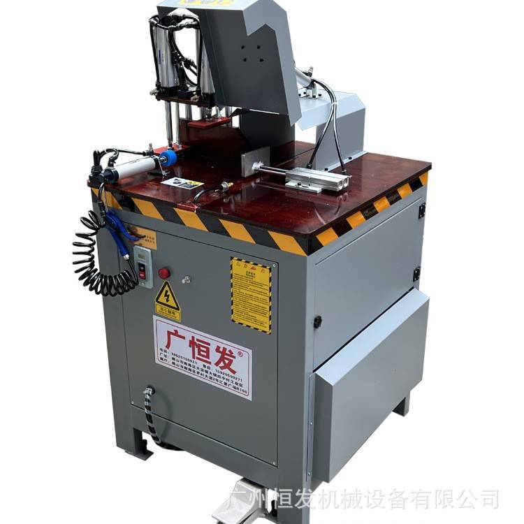 405-500-45度单头锯下出刀切角机移门断桥纱窗极简铝门窗切割机