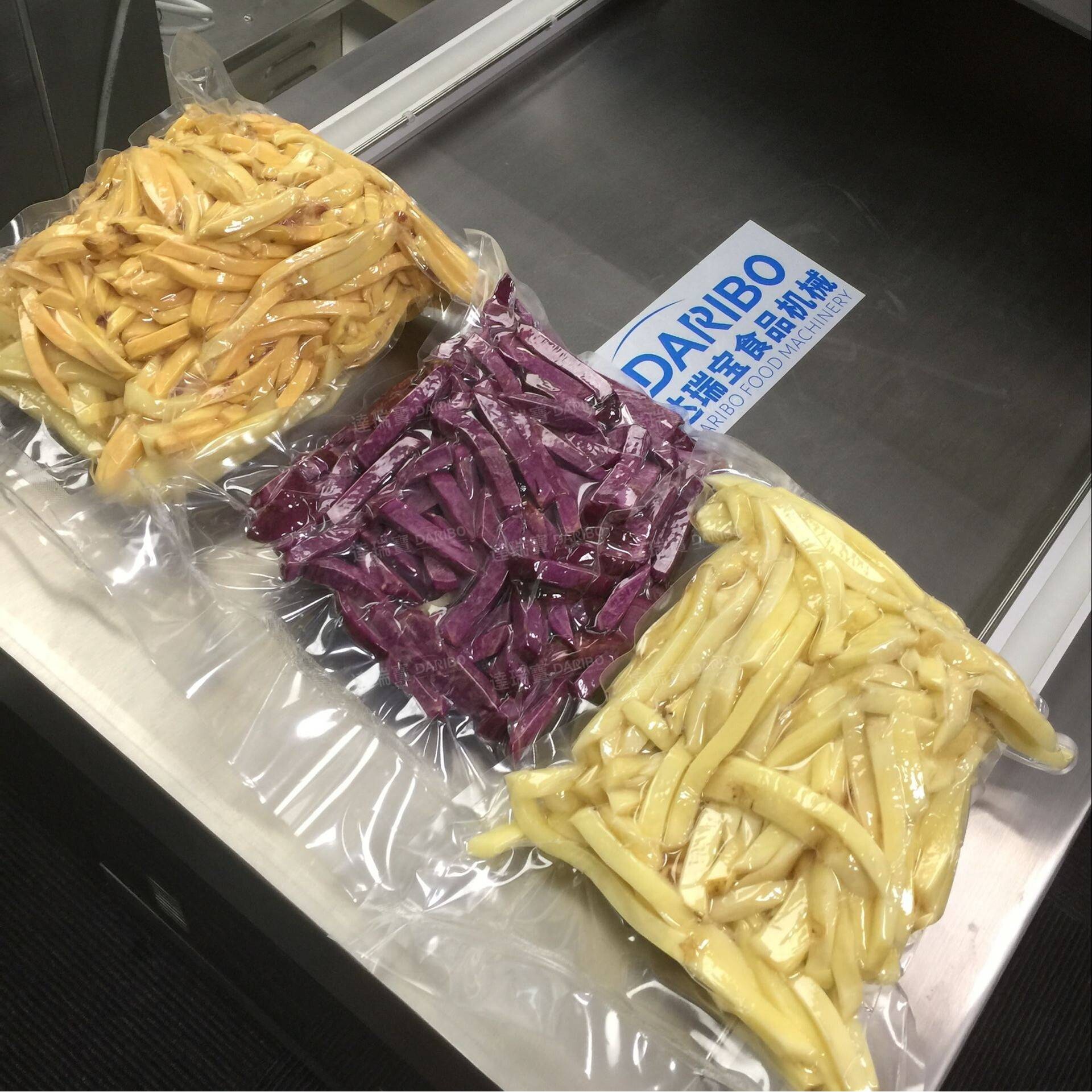 *商用双真空室卤肉猪肚包装设备 净菜包装莲藕土豆莴笋真空机