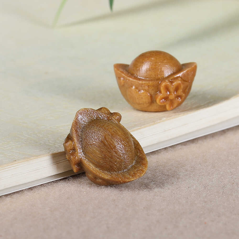 元宝通孔配饰diy项链吊坠